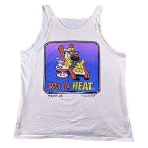 Vintage “Grimmy” 1988 Tank top -Mike Peters Mother goose And Grimm- Beach‎